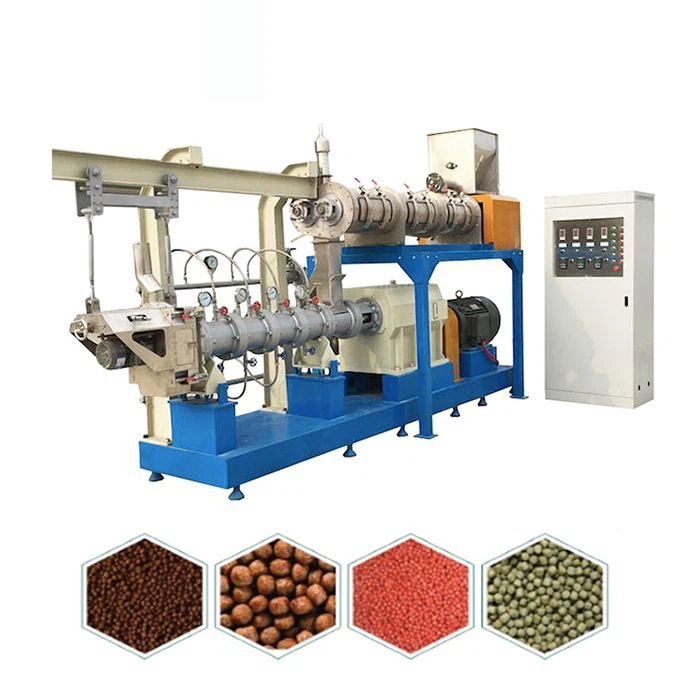 Fish Feed Pellet Production Extruder Machine Fish Feed Pellet Production Extruder Machine