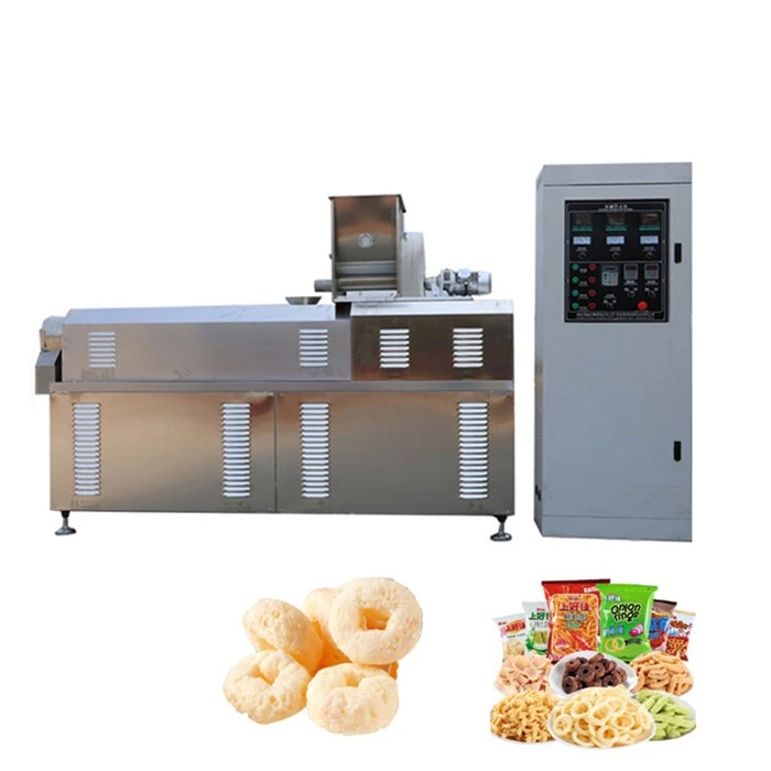 corn meal extruder snack machine