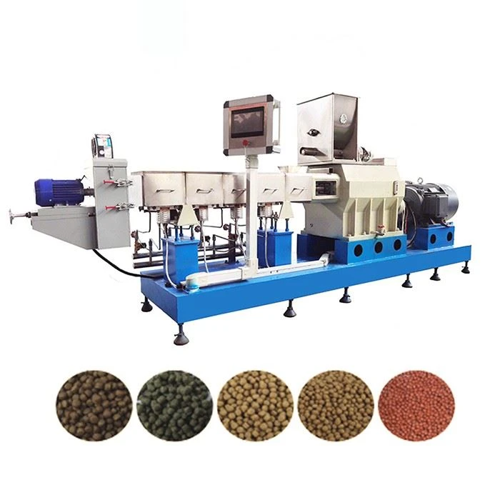 Floating Fish Feed Extruder Plant Processing